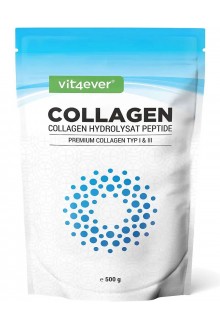 Чист Телешки Колаген - Хидролизирани Пептиди - 500гр - без аромат | Vit4ever - Германия