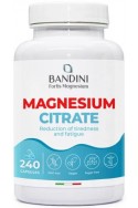 Магнезиев Цитрат 740mg - 240 капсули | Bandini Pharma - Италия