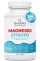 Магнезиев Цитрат 740mg - 240 капсули | Bandini Pharma - Италия