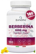 Берберин с хром и пиперин - 180 капсули | Bandini Pharma - Италия