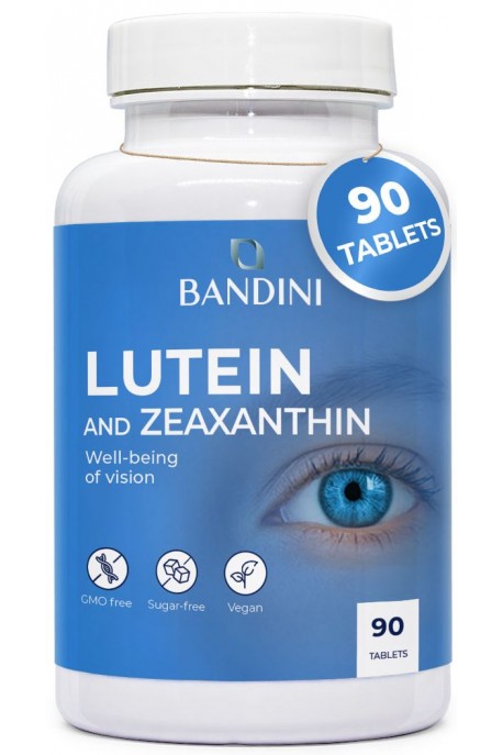 Лутеин и Зеаксантин - 90 таблетки | BANDINI Pharma - Италия