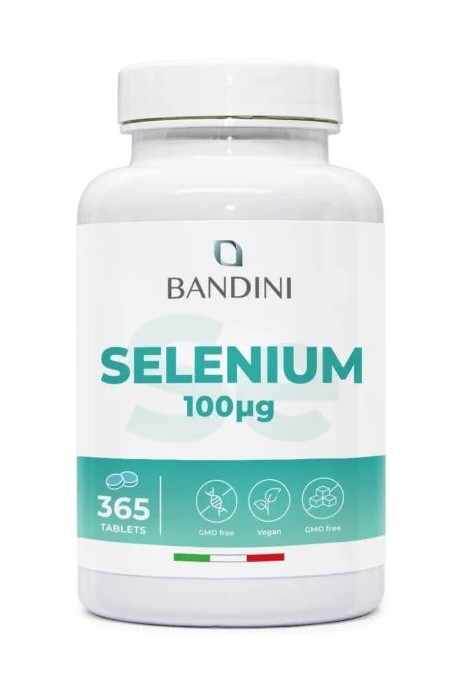 Селен 100mcg - 365 таблетки | Bandini Pharma - Италия