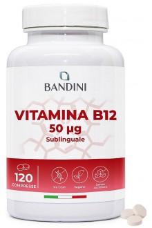 Сублингвален витамин B12 – 120 таблетки | Bandini Pharma - Италия
