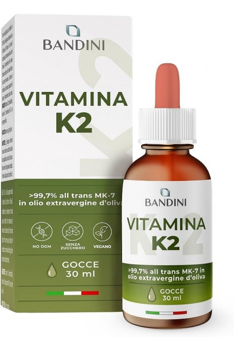 К2 МК-7 - 30ml | Bandini Pharma - Италия