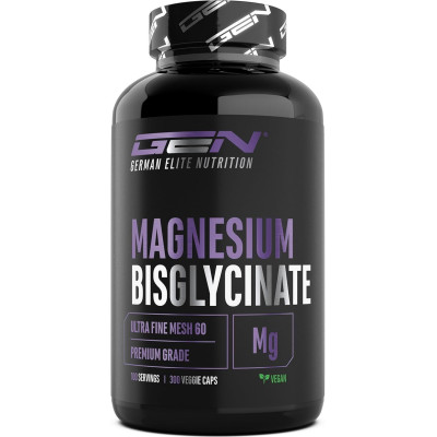 Магнезий бисглицинат Core Chelate® 330 mg – 300 капсули GEN German Elite Nutrition