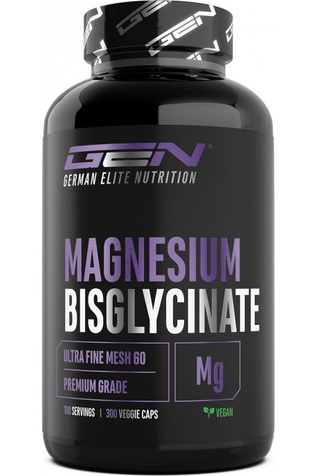 Магнезий бисглицинат Core Chelate® 330 mg – 300 капсули GEN German Elite Nutrition