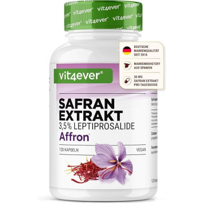 Екстракт от шафран (AFFRON®) - 120 капсули | Vit4ever - Германия
