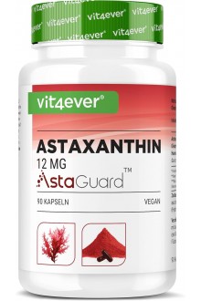 Астаксантин 12mg (AstaGuard®), 90 капсули | Vit4ever - Германия