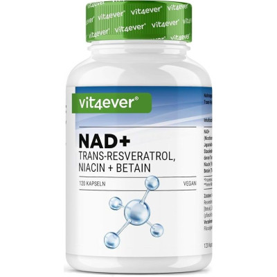 NAD+ 250mg - 120 капсули| Vit4ever - Германия