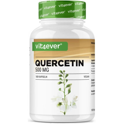 Кверцетин 500mg - 180 капсули | Vit4ever