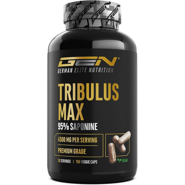 ТРИБУЛУС МАКС (екстракт от бабини зъби) 750mg - 180 капсули | German Elite Nutrition