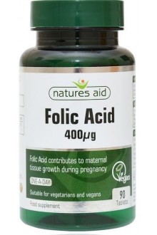 Фолиева киселина (Folic acid), 400mkg - 90 таблетки