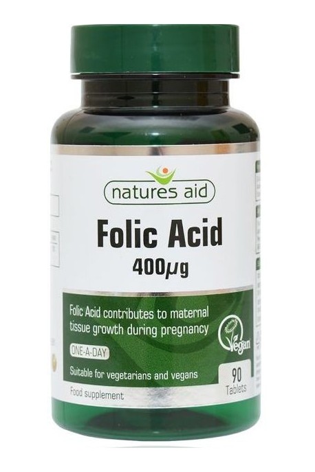 Фолиева киселина (Folic acid), 400mkg - 90 таблетки