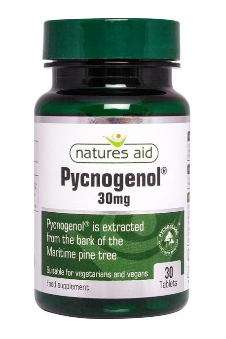 Natures Aid Pycnogenol / Пикногенол 30mg - 30 таблетки