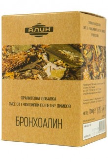 Бронхоалин - билки за остър бронхит - смес по Петър Димков, 100 гр.