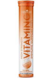 Витамин C 1000mg разтворими таблетки (вкус портокал) - 20 таблекти