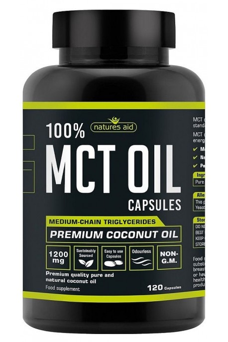 100% MCT Oil (Фракционирано кокосово масло), 500 мл
