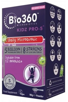 Пробиотик на прах за деца от 1-12 години - 5 милиарда бактерии / 8 щама, 90гр
