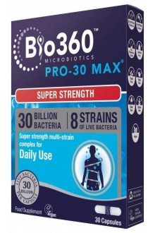 PRO-30 MAX® Пробиотик 30 милиарда бактерии - 30 V-капсули