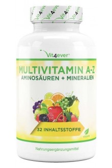 Витамини и минерали от А-Я плюс aминикоселини - 365 таблетки | Vit4ever - Germany