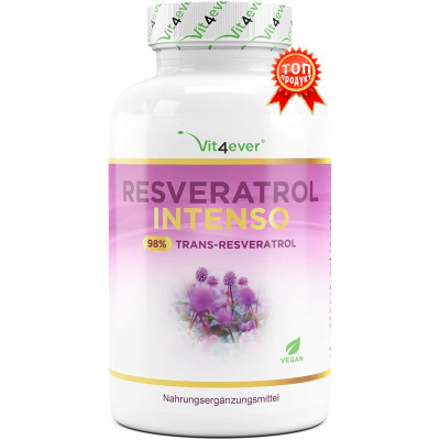 Ресвератрол (Транс-Ресвератрол) 500mg - 60 капсули  | Vit4ever - Germany