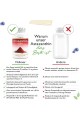 Астаксантин 12 mg с натурален витамин Е - 150 капсули | Vit4ever - Германия