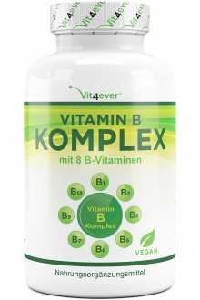 Витамин B комплекс - 500 таблетки | Vit4ever - Германия