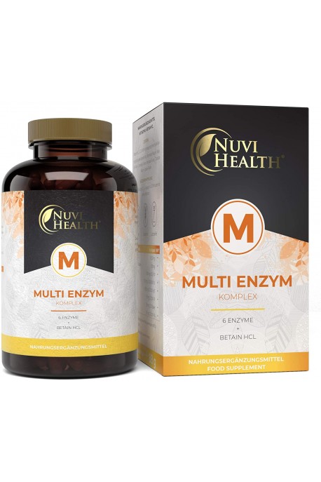 Комплекс мулти ензими - 120 капсули | NUVI Health - Германия