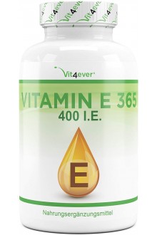 Витамин Е 400 I.E. (D-alpha Tocopherol) - 365 капсули