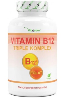 Витамин В12 с фолиева киселина (троен комплекс) - 240 таблетки