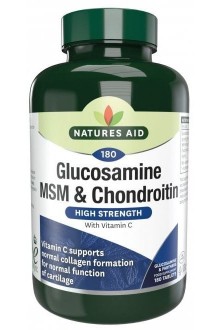 Глюкозамин сулфат, MSM, Хондроитин + Витамин C - 90 таблетки