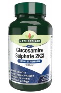 Глюкозамин сулфат 2KCI, 1000mg - 90 таблетки | Natures Aid - Великобритания