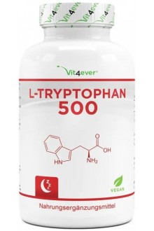 Л-Триптофан 500mg - 300 капсули | Vit4ever - Германия
