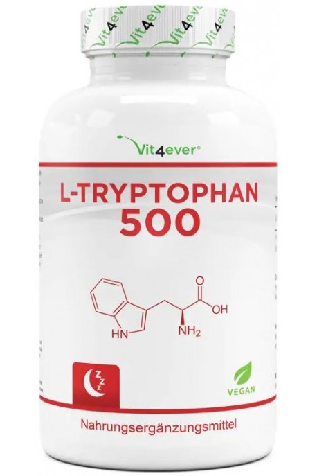 Л-Триптофан 500mg - 300 капсули | Vit4ever - Германия