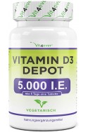 Витамин D3 5000 IU - 500 таблетки | Vit4ever - Германия