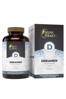 Dreamer - Добавка за сън и регенерация - С 5-HTP, L-триптофан, GABA, хмел, маточина - 120 капсули | Vit4ever - Германия
