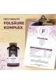 Фолиева киселина натурална 800mcg с йод и витамин Б12 - 240 таблетки | NUVI Health - Германия
