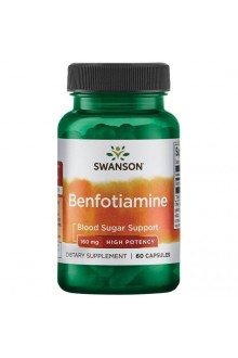 Високоефективен Бенфотиамин 160mg - 60 кпсули | Swanson - САЩ