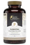 Flobiotika - 24 щамов пробиотичен комплекс с пребиотик - 180 капсули | NUVI Health