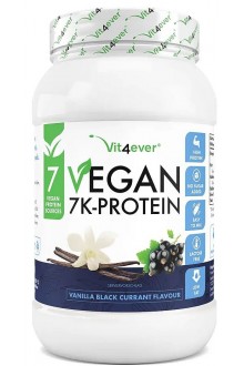 Веган протеин със 7 съставки (ванилия и касис) - 1 кг | Vit4ever - Германия