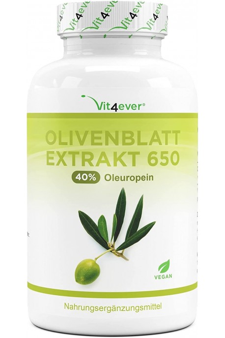 Екстракт от маслинови листа (40% олеуропеин) - 180 капсули | Vit4ever - Германия