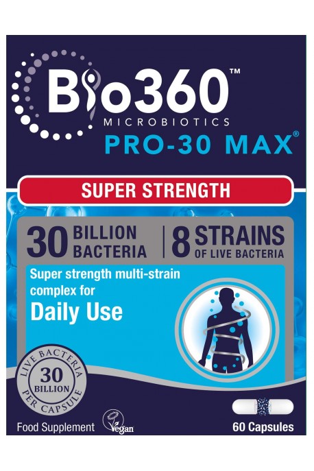 PRO-30 MAX Пробиотик (30 милиарда бактерии), 30 капсули