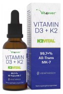 Витамин Д3 1,000 IU + Витамин К2 20 mcg - 1700 дози | Vit4ever - Германия