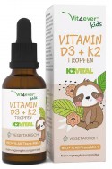 Витамин Д 500 IU+ Витамин К2 25 mcg (за деца над 4 години) - 300 дози | Vit4ever - Германия