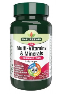 Мултивитамини и минерали без желязо - 60 таблетки