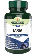 MSM за стави, 1000mg - 90 таблетки | Natures Aid - Великобритания