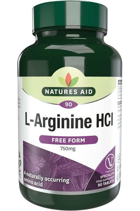 Л-аргинин HCI, 750mg - 90 таблетки