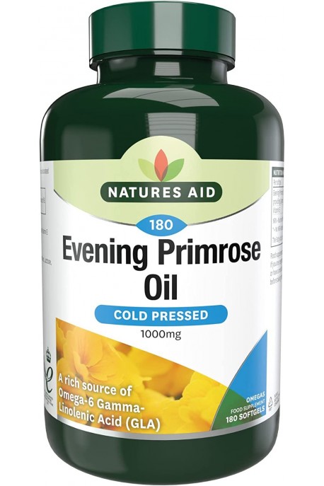 Вечерна иглика (Evening Primrose Oil), 1000mg - 180 капсули