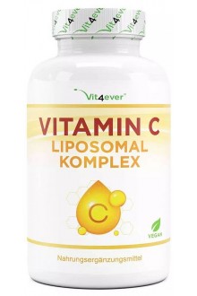 Липозомен витамин С 500mg + витамин С от шипки - 240 капсули