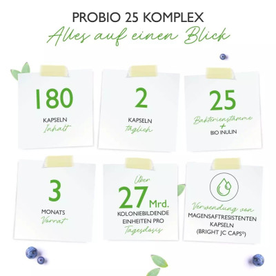 Probio 25 Komplex (25 пробиотични щама) - 180 капсули
